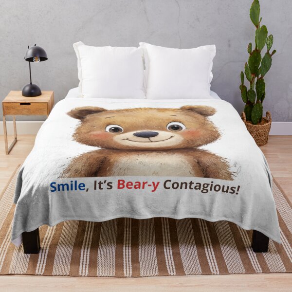 Item preview, Smile, It’s Bear-y Contagious! designed and sold by Darkee1006.