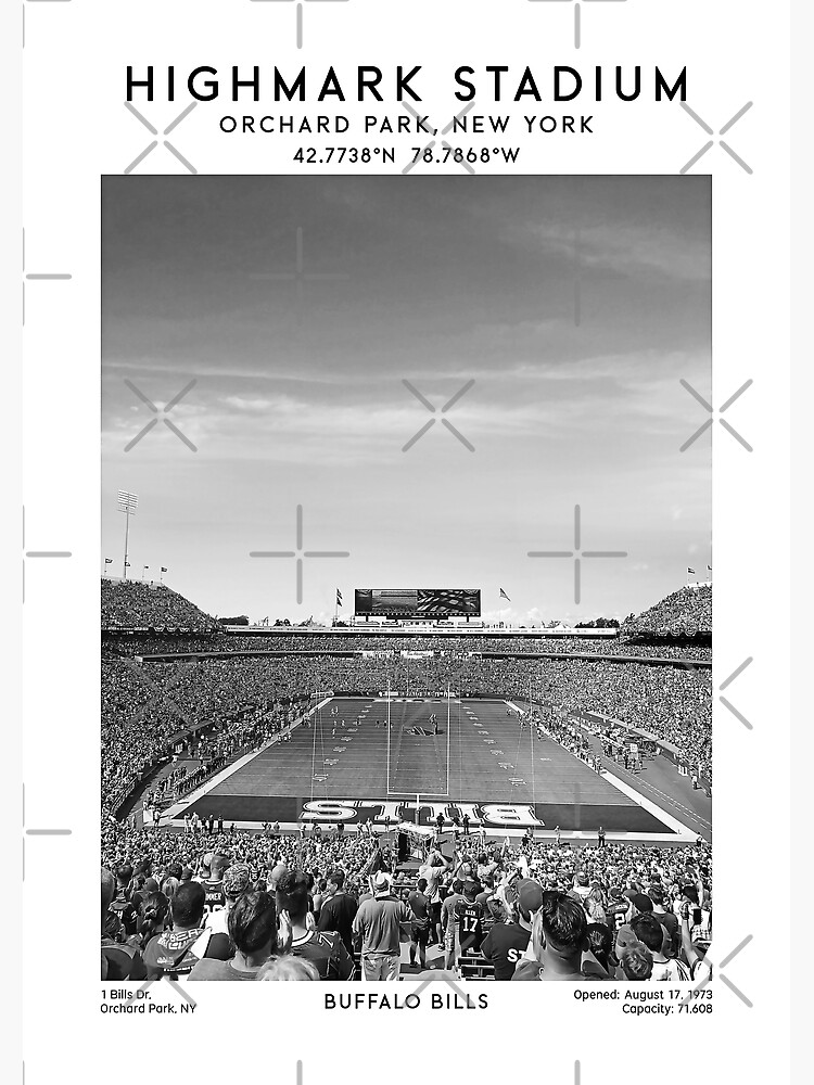 Highmark Stadium football  Photographic Print