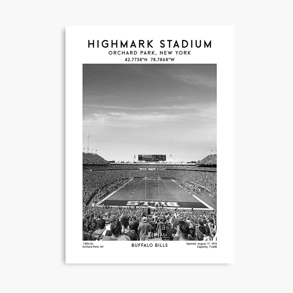 Highmark Stadium football  Photographic Print