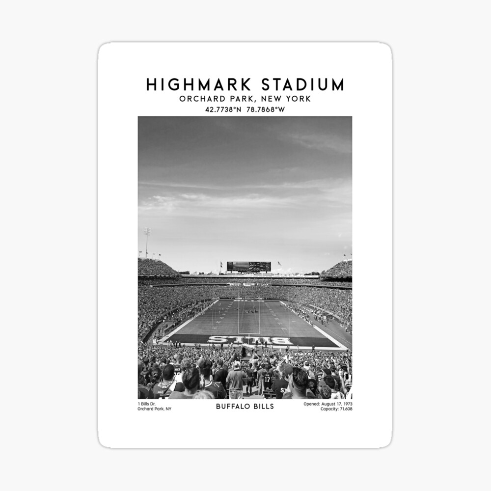 Highmark Stadium football  Photographic Print