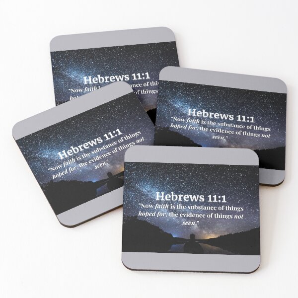 Item preview, Hebrews 11:1 Faith and Hope Bible Verse Design designed and sold by Eto Iz Golovy.