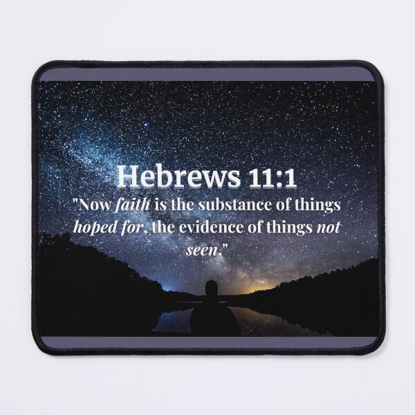 Item preview, Hebrews 11:1 Faith and Hope Bible Verse Design designed and sold by Eto Iz Golovy.