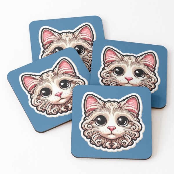 Item preview, American Curl Cat Head  designed and sold by ArtistEmbrace.