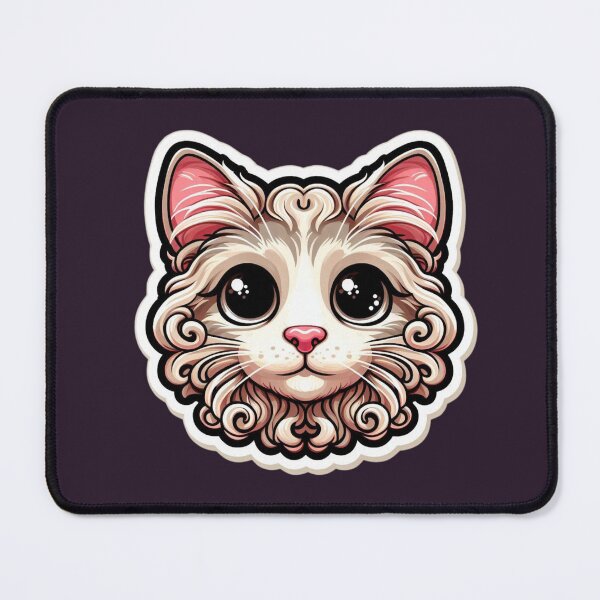 Item preview, American Curl Cat Head  designed and sold by ArtistEmbrace.