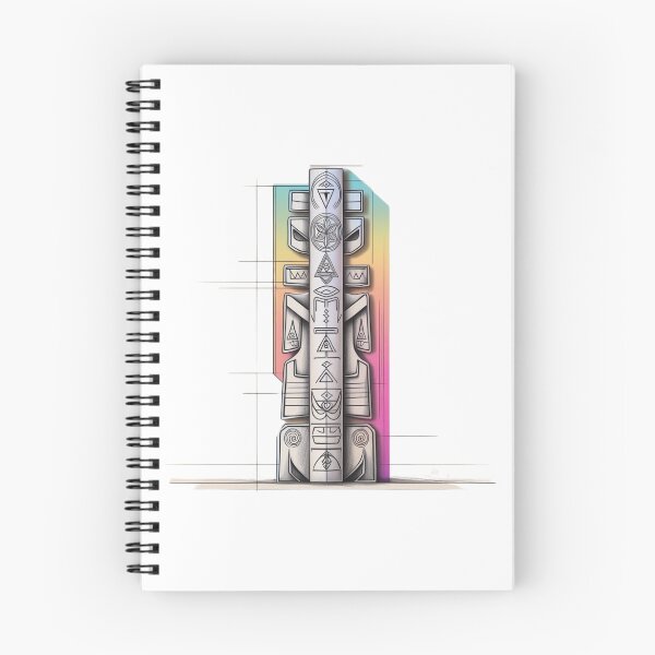 Item preview, Power Totems – Mystical Collection of Colorful Totems designed and sold by MiszungART.