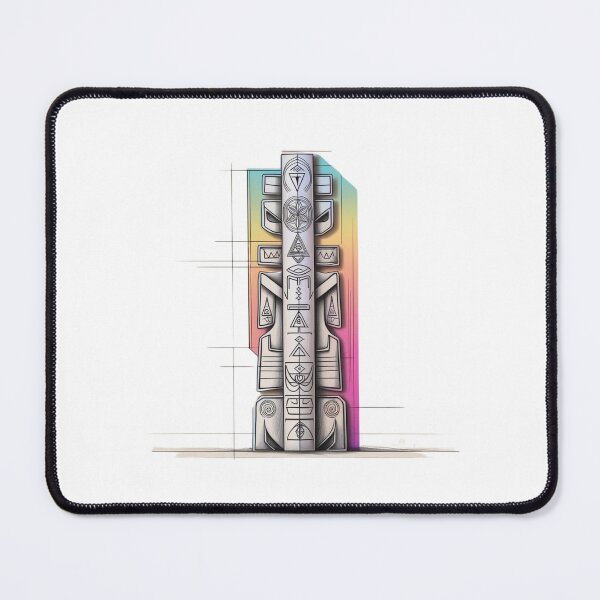 Item preview, Power Totems – Mystical Collection of Colorful Totems designed and sold by MiszungART.