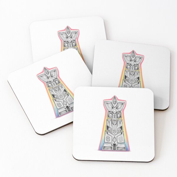 Item preview, Power Totems – Mystical Collection of Colorful Totems designed and sold by MiszungART.