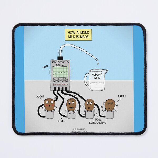 Item preview, How Almond Milk is Made designed and sold by Out to Lunch Cartoons and More.