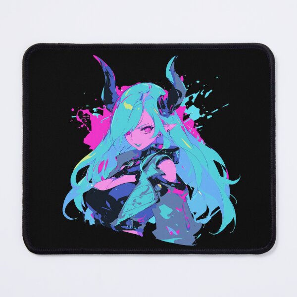 Item preview, Cute anime demon girl Pink and Blue designed and sold by Nightarcade.