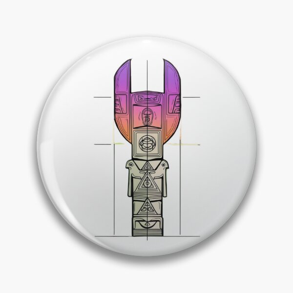 Item preview, Power Totems – Mystical Collection of Colorful Totems designed and sold by MiszungART.