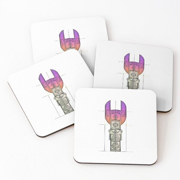 Item preview, Power Totems – Mystical Collection of Colorful Totems designed and sold by MiszungART.