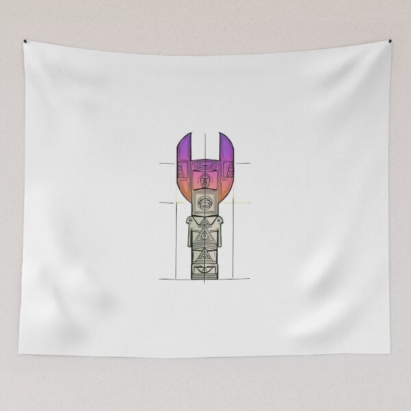 Item preview, Power Totems – Mystical Collection of Colorful Totems designed and sold by MiszungART.
