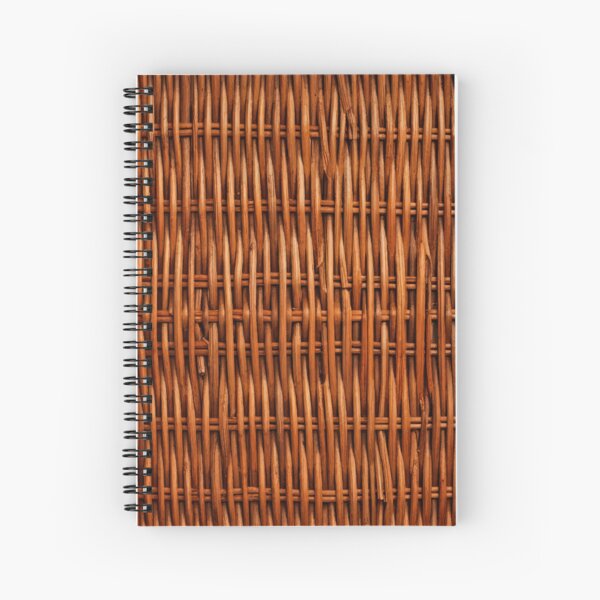 TWIG BASKET PATTERN Spiral Notebook