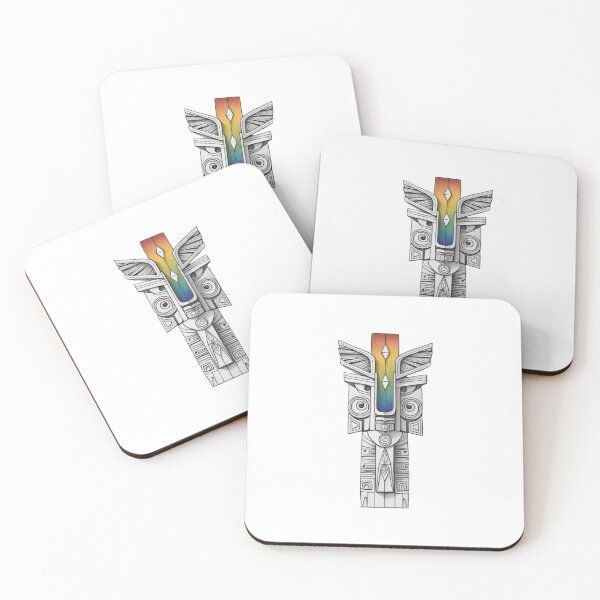 Item preview, Power Totems – Mystical Collection of Colorful Totems designed and sold by MiszungART.