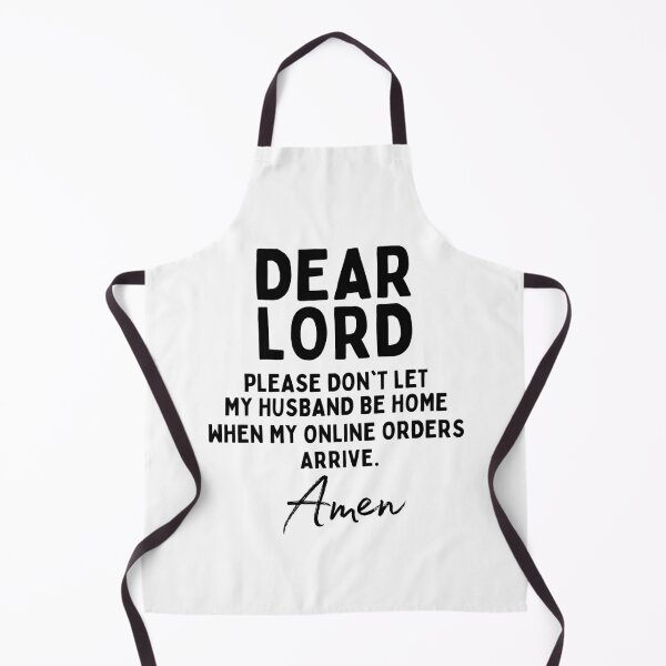 Item preview, Dear Lord..., Shopping Prayer Humor For Wifes, Funny Gag Gift For Women, Funny Birthday Gif Idea for Wife, Funny Shopaholic Gift designed and sold by Anniko Art Studio.