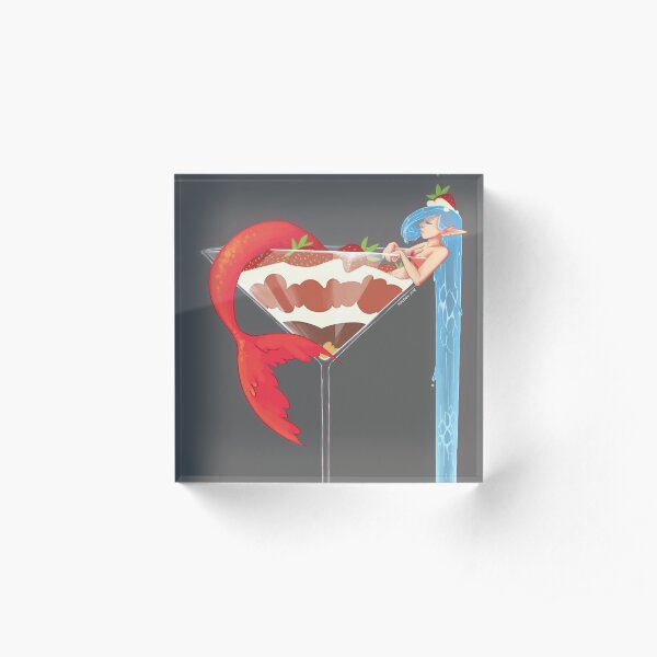Parfait Mermaid Acrylic Block
