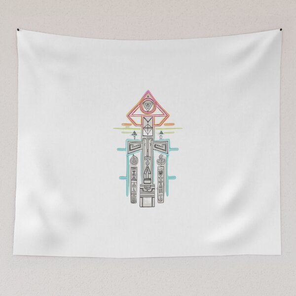 Item preview, Power Totems – Mystical Collection of Colorful Totems designed and sold by MiszungART.