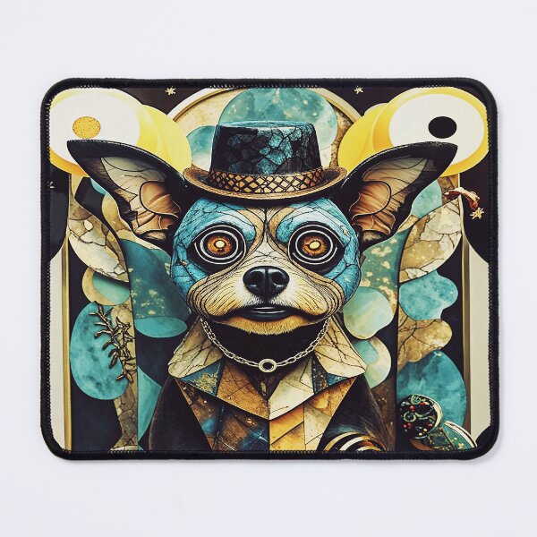 Item preview, Funny Artistic Dog with Hat designed and sold by Artistic Trio  Design.