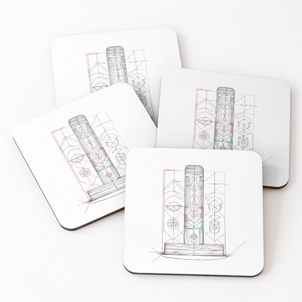 Item preview, Power Totems – Mystical Collection of Colorful Totems designed and sold by MiszungART.