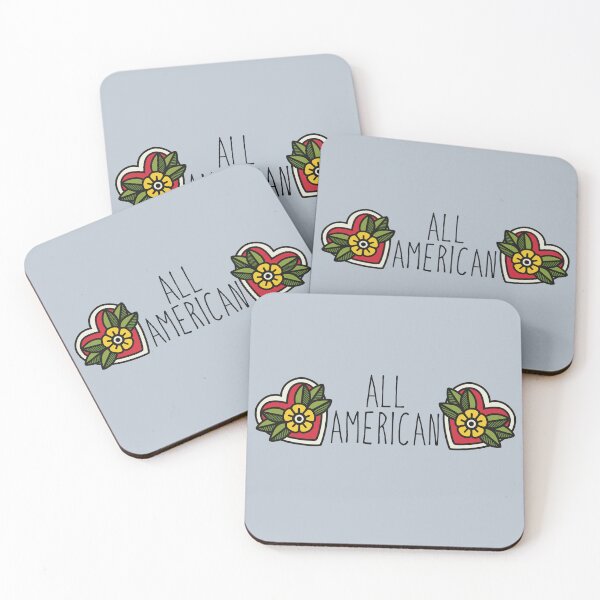 Item preview, All American Americana Hearts designed and sold by Skull Fern.