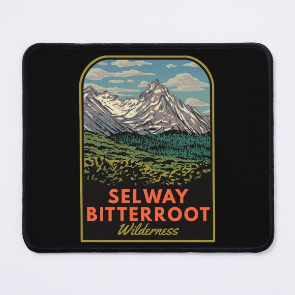 Item preview, Selway Bitterroot Wilderness Idaho Retro designed and sold by HalpinDesign.
