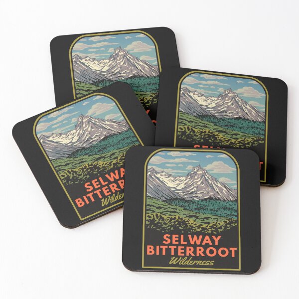 Item preview, Selway Bitterroot Wilderness Idaho Retro designed and sold by HalpinDesign.