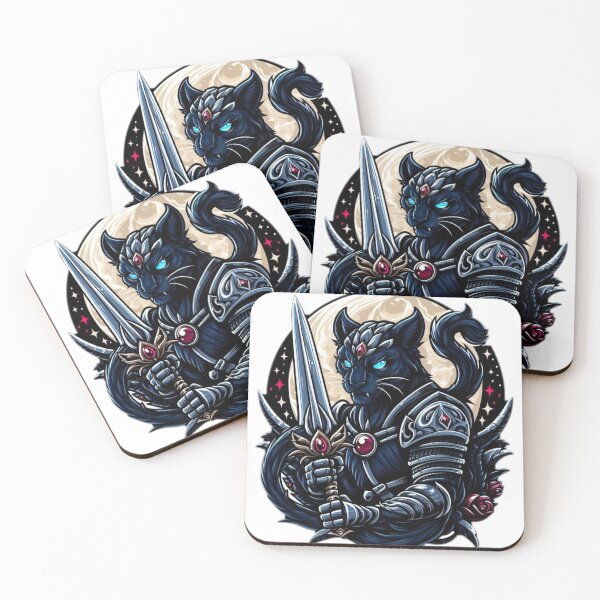 Item preview, Black Panther Warrior Knight designed and sold by strongSpiritEd.