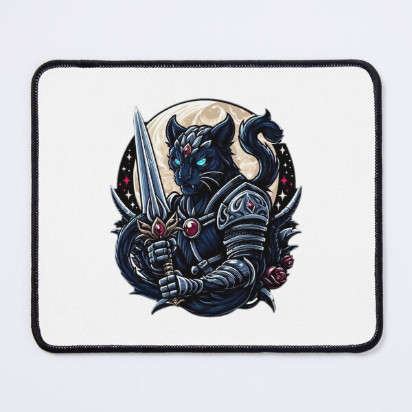 Item preview, Black Panther Warrior Knight designed and sold by strongSpiritEd.