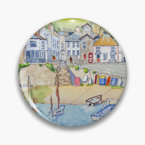 Artikelvorschau, Boote in Mousehole, Cornwall. entworfen und verkauft von John Ray.