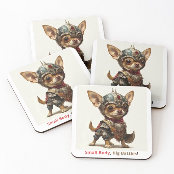 Item preview, Chihuahua Warrior: Tiny but Fearless designed and sold by Darkee1006.