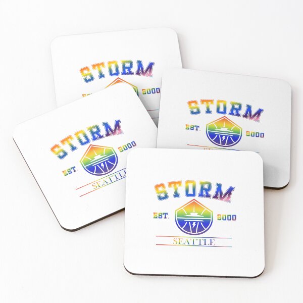 Item preview, Seattle Storm WNBA Pride LGBT Rainbow Vintage Logo designed and sold by coffeepolicy.