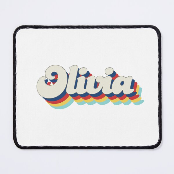 Item preview, Retro Name Art (Olivia) designed and sold by Made by Marley.