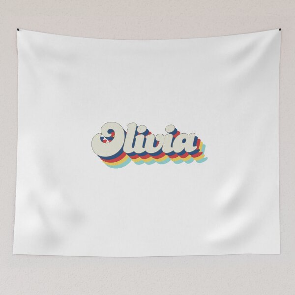 Item preview, Retro Name Art (Olivia) designed and sold by Made by Marley.