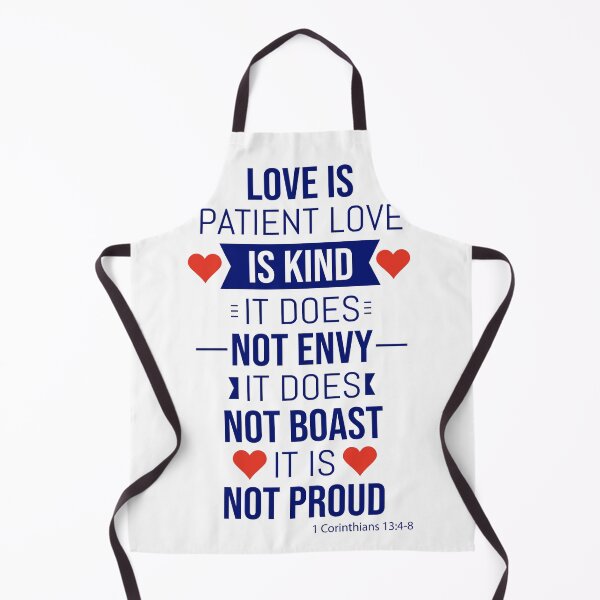 Item preview, Love is Patient First Corinthians 13:4-8 designed and sold by ArtByMarkDesign.