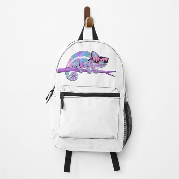 Item preview, Chameleon with glasses: Who knows what's hiding behind that look? designed and sold by GL!TCH LAB.