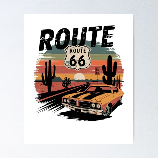 Item preview, Vintage Route 66 designed and sold by Mateusz Majcherek.