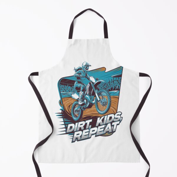 Item preview, Retro Dirt Bike Mom Tee - "Dirt, Kids, Repeat" designed and sold by stickercuffs.