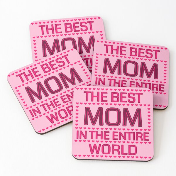 Item preview, The Best Mom In The Entire World - Lots oF Hearts For Mother's Day designed and sold by TheSassyNoble.