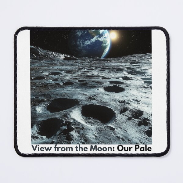 Item preview, Moon’s Perspective: Earthrise Beyond Craters designed and sold by Darkee1006.