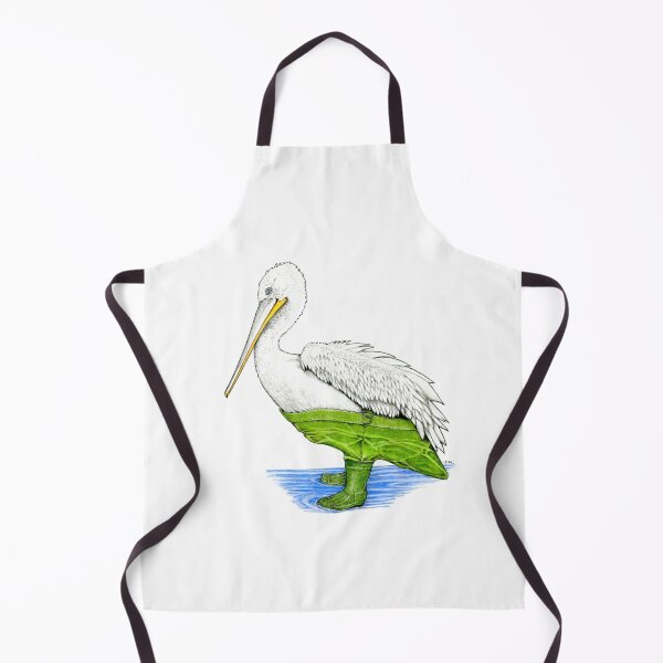 Item preview, Dalmatian Pelican in Waders designed and sold by JimsBirds.