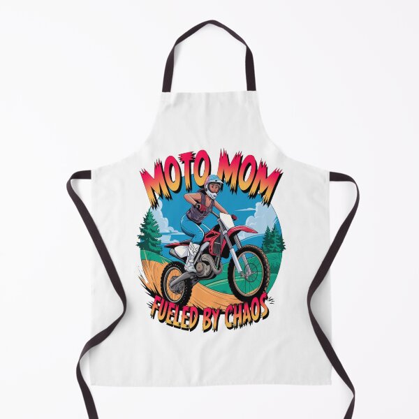 Item preview, Retro Dirt Bike Mom Tee - "Moto Mom Fueled by Chaos" designed and sold by stickercuffs.