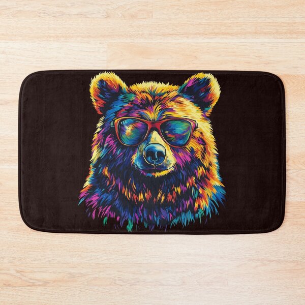 Item preview, Funny Grizzly Bear Lovers Pop Art Sunglasses Design designed and sold by adsman68.