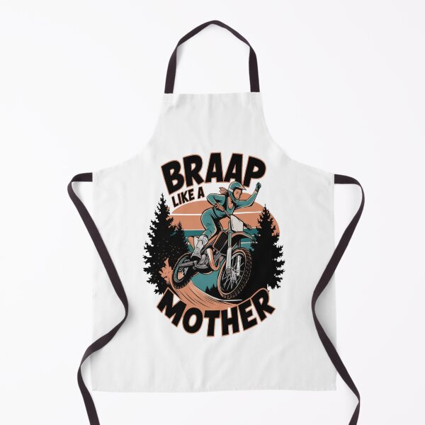 Item preview, Retro Dirt Bike Mom Tee - "Braap Like a Mother" designed and sold by stickercuffs.
