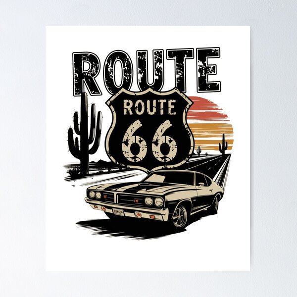 Item preview, Vintage Route 66 designed and sold by Mateusz Majcherek.