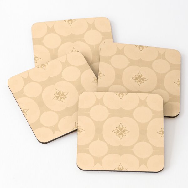 Item preview, Elegant Tan Beige Floral Pattern for Home Décor designed and sold by CelestialAllure.