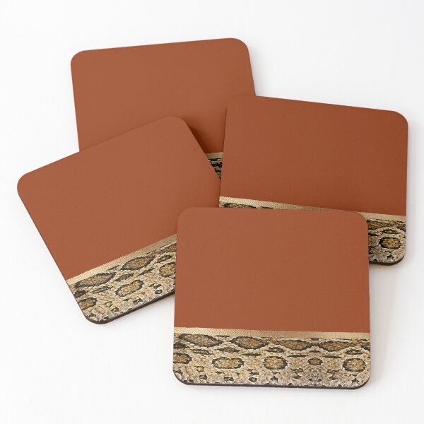 Item preview, Stylish Snake Skin Burnt Orange designed and sold by Leufia.