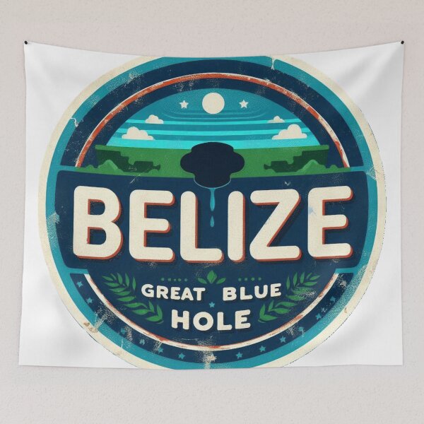Item preview, Belize - Vintage, Retro Logo designed and sold by Freewebnuaiart.