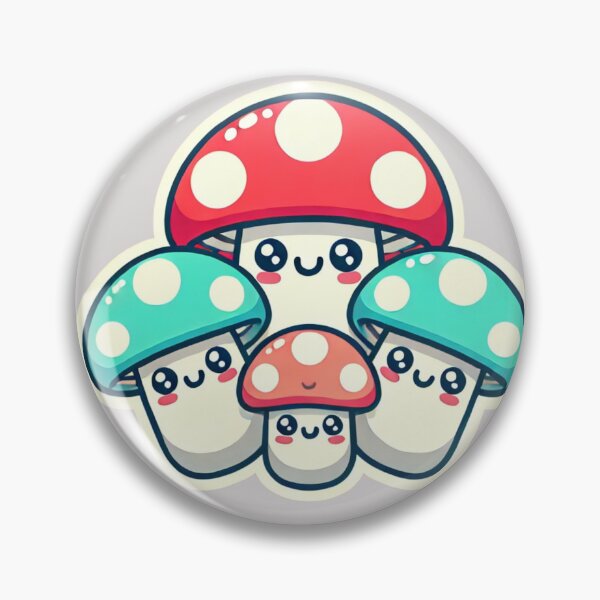 Item preview, Kawaii muschrooms squad designed and sold by Meandmyshop.