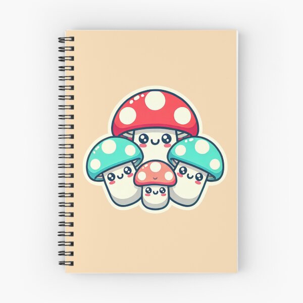Item preview, Kawaii muschrooms squad designed and sold by Meandmyshop.