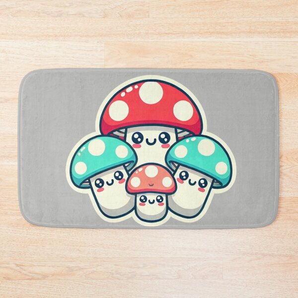 Item preview, Kawaii muschrooms squad designed and sold by Meandmyshop.